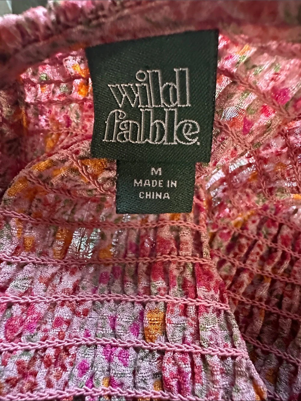 Wild Fable Spring Dress Sz M - Picture 6 of 7